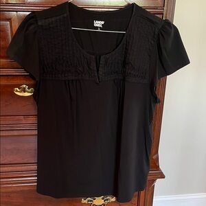 Lands' End Women's Black Blouse